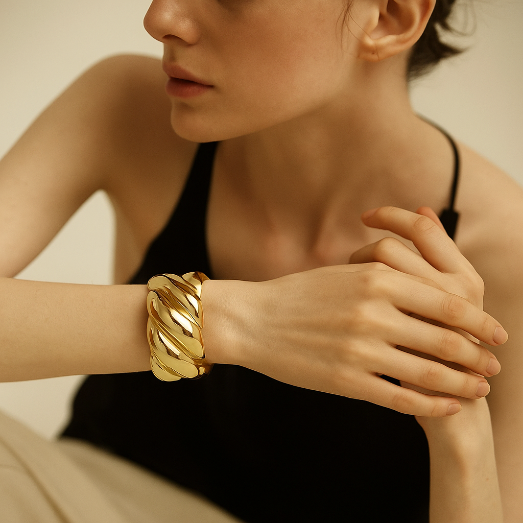 Minimalist WaveCuff Bracelet