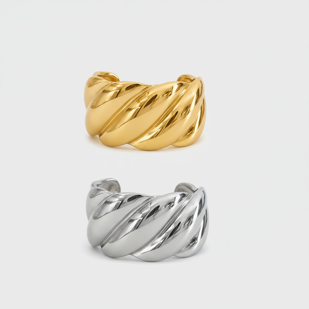 Minimalist WaveCuff Bracelet