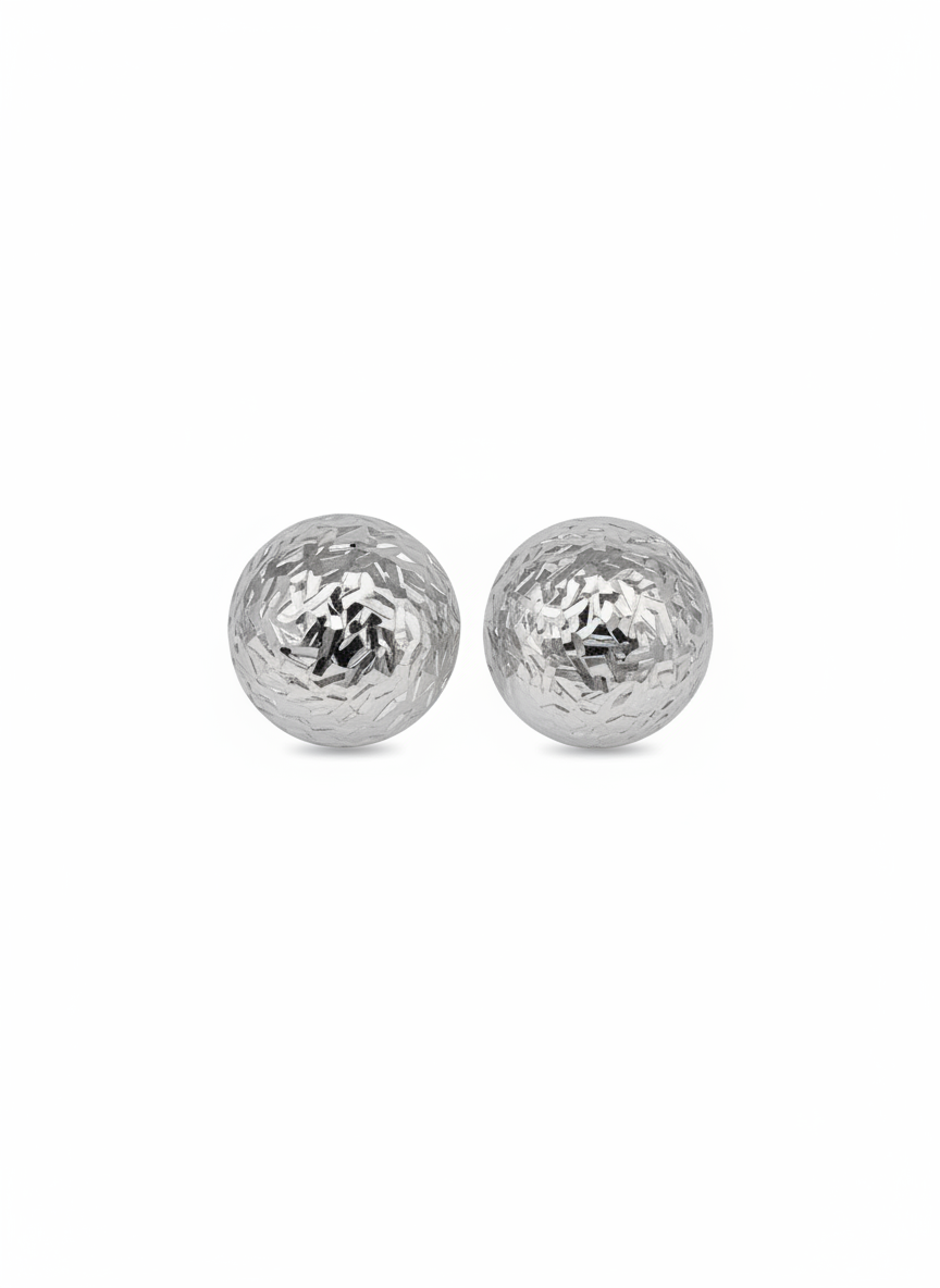 Metal  gleaming  earring