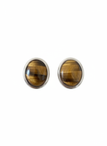 tiger's eye Earrings and mother-of-pearl earring