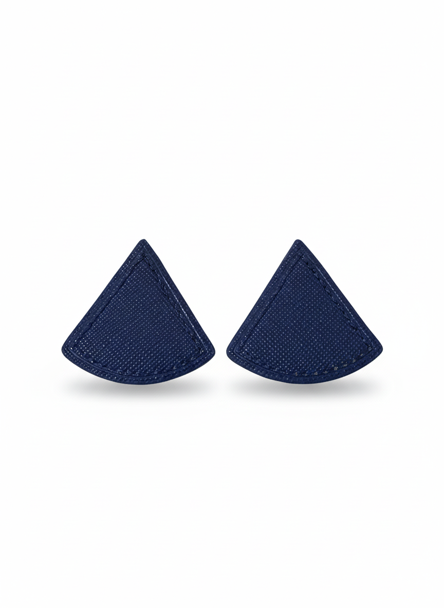 Colored cortical triangular  Earrings