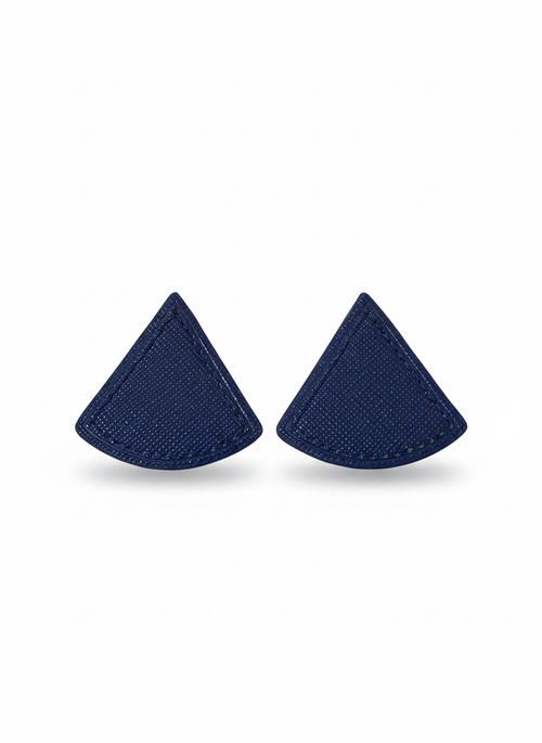 Colored cortical triangular  Earrings