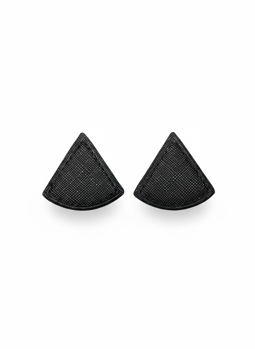 Colored cortical triangular  Earrings