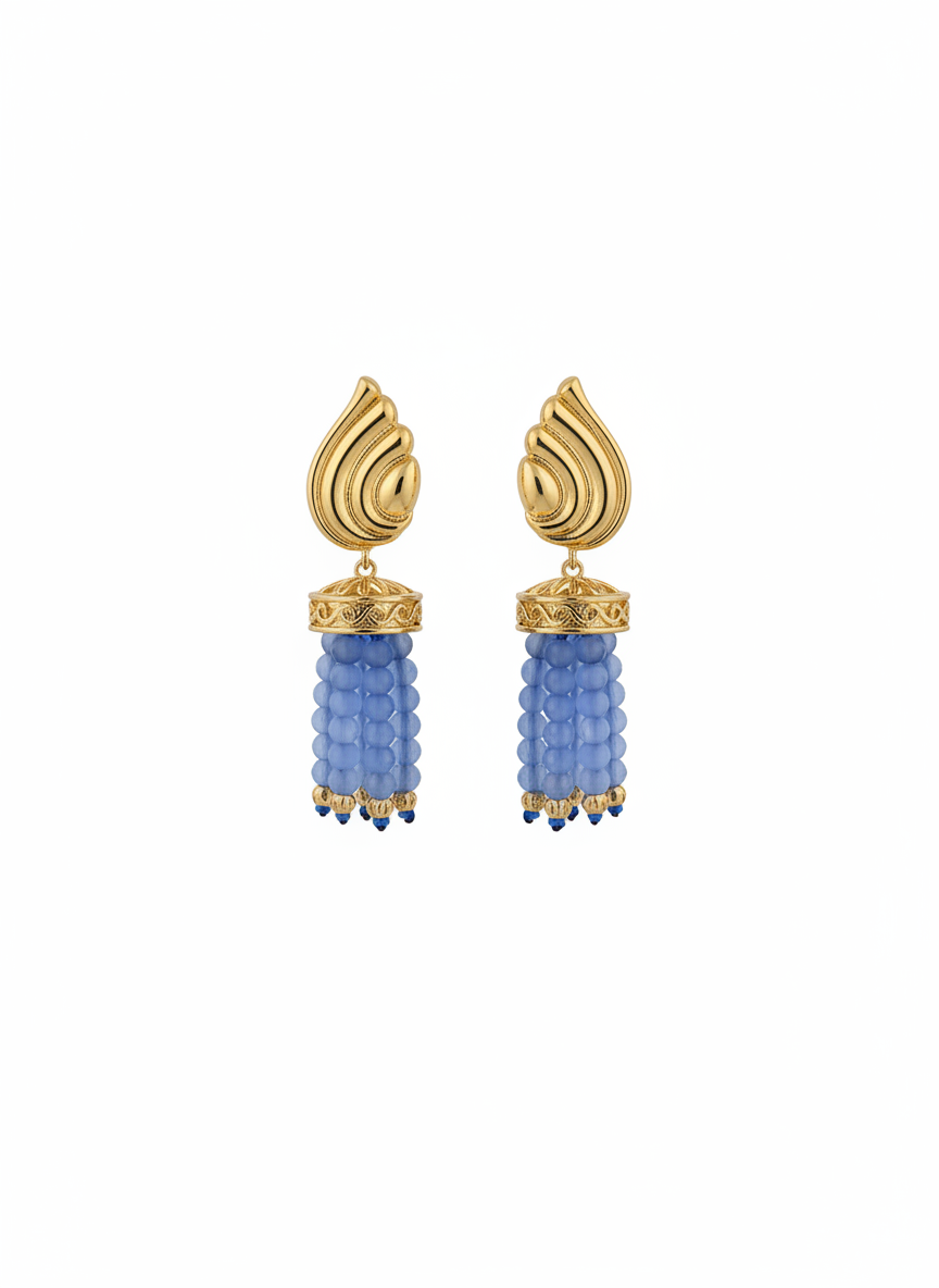 spinel tassels earring