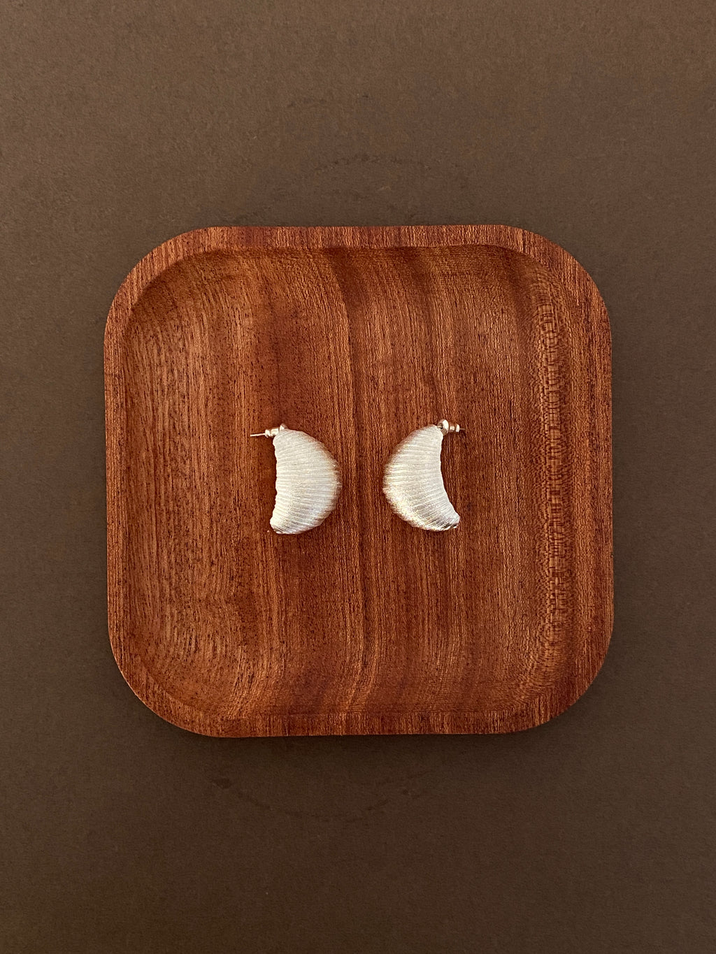 Metallic water droplet Earrings