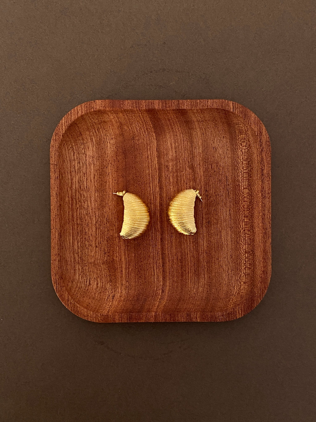 Metallic water droplet Earrings