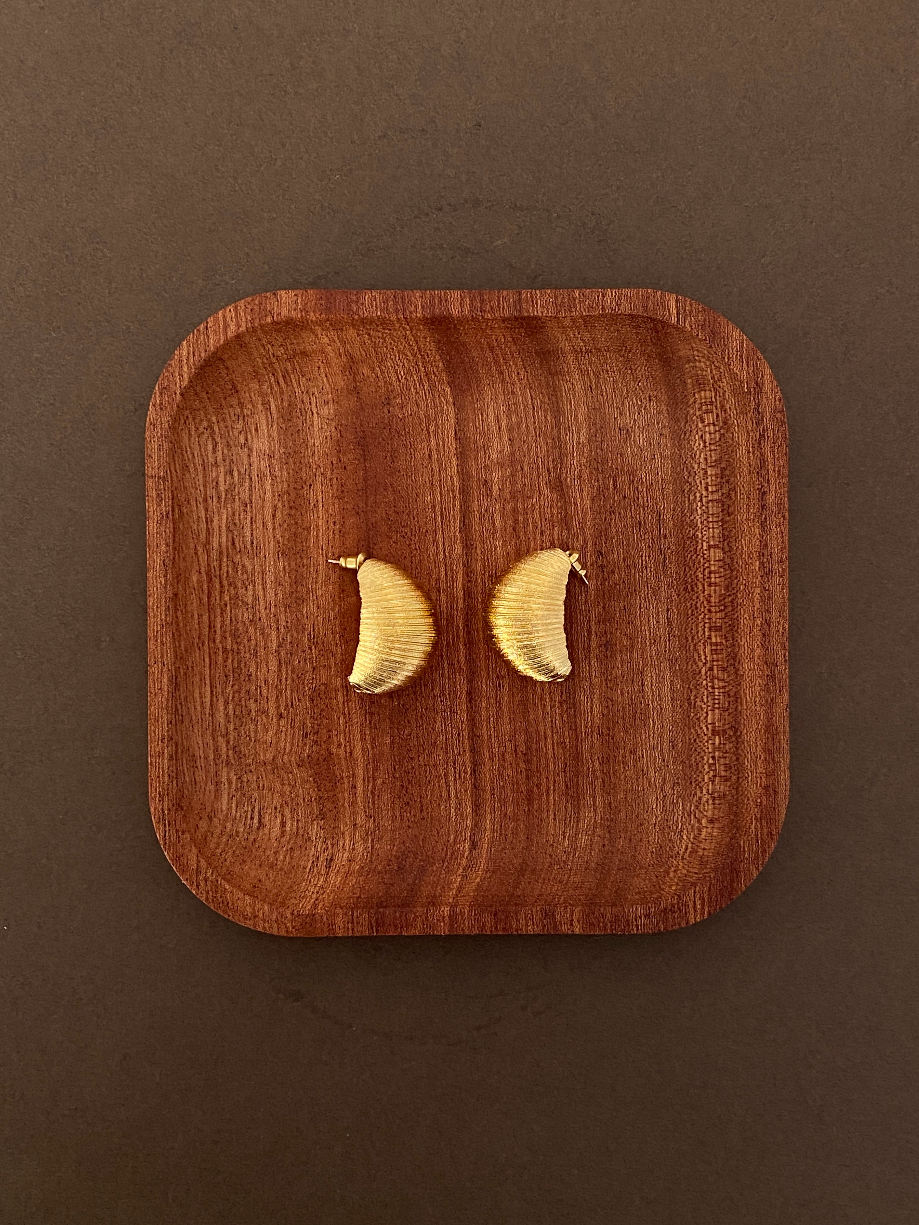 Metallic water droplet Earrings