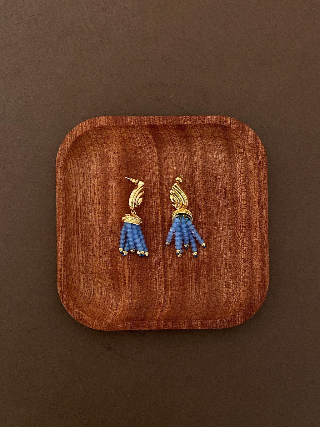 spinel tassels earring