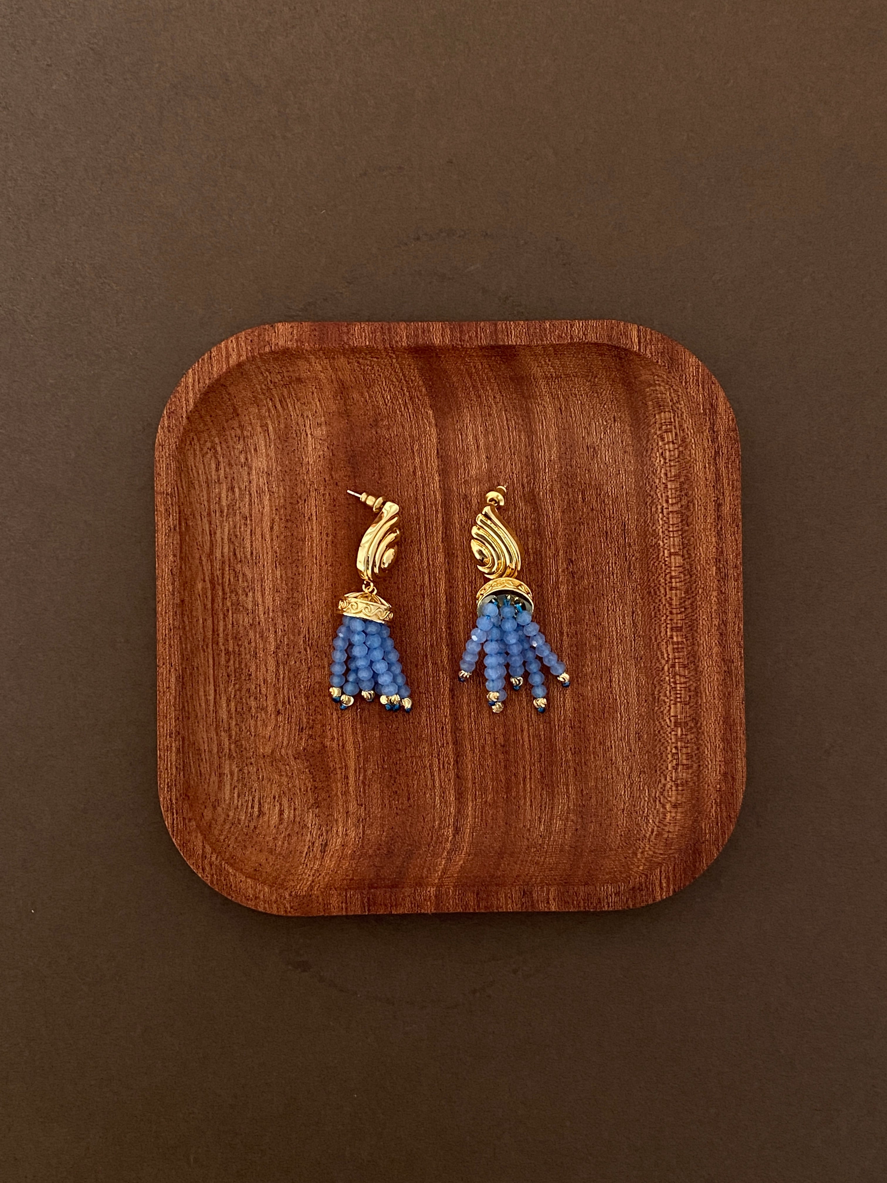 spinel tassels earring