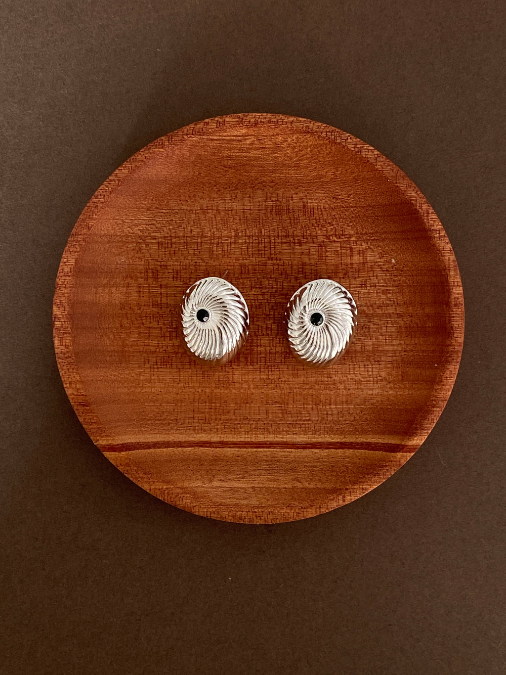 Metallic spiral Earrings