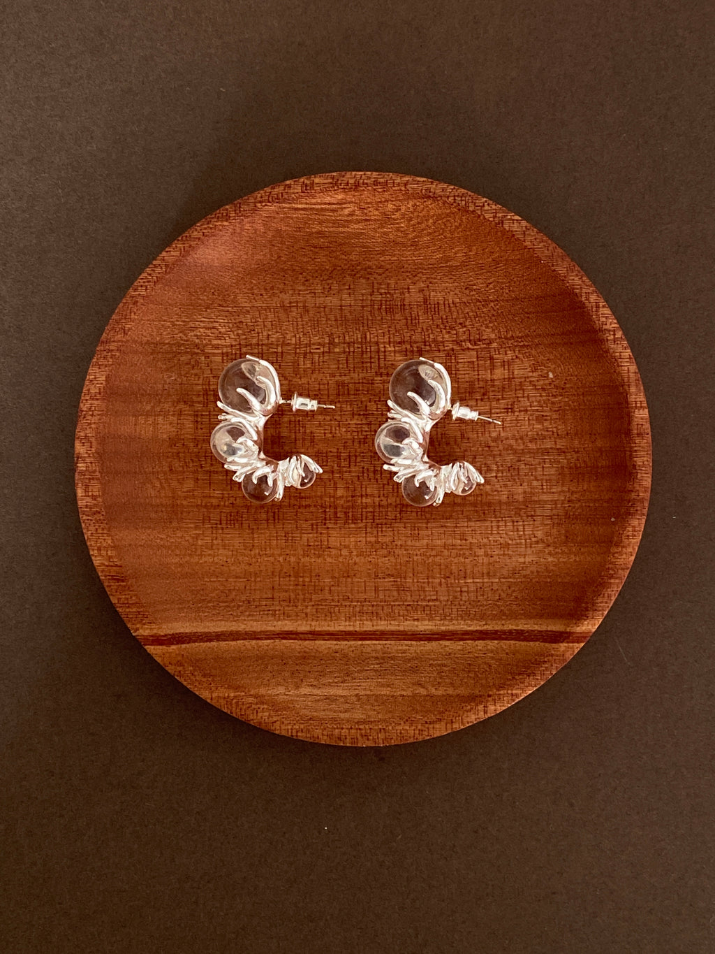 Flower Crystal Earrings