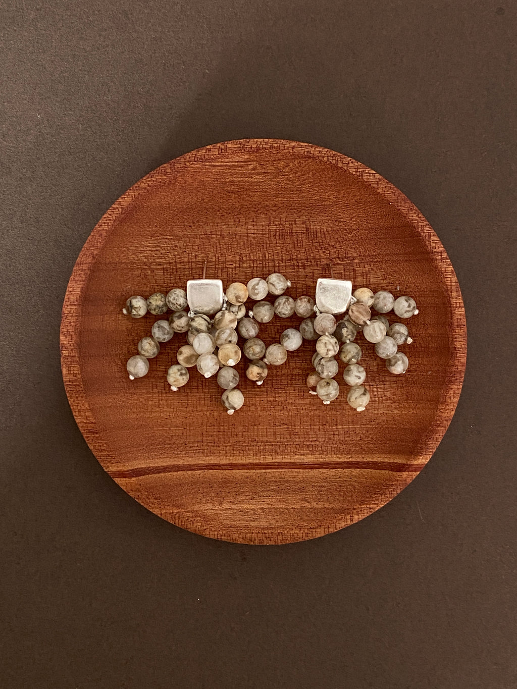 Zebra stone Earrings