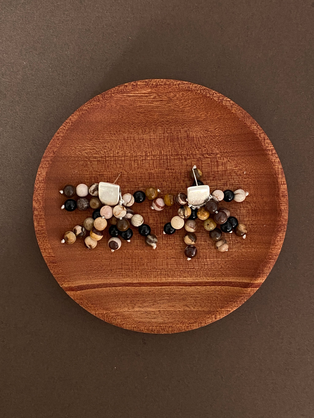 Zebra stone Earrings