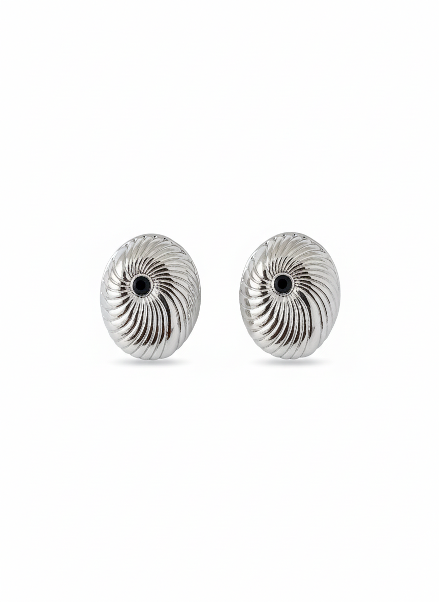 Metallic spiral Earrings